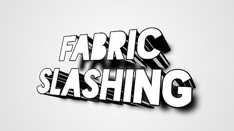 FABRIC SLASHING WITH DENIM Fabric Manipulation