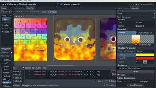 Final lesson of section 12: Fire shader  When the fire died down