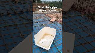 chhat dhalai pipe Wiring and connection diagram #tiktok #viral #home #housewire #electricalcable