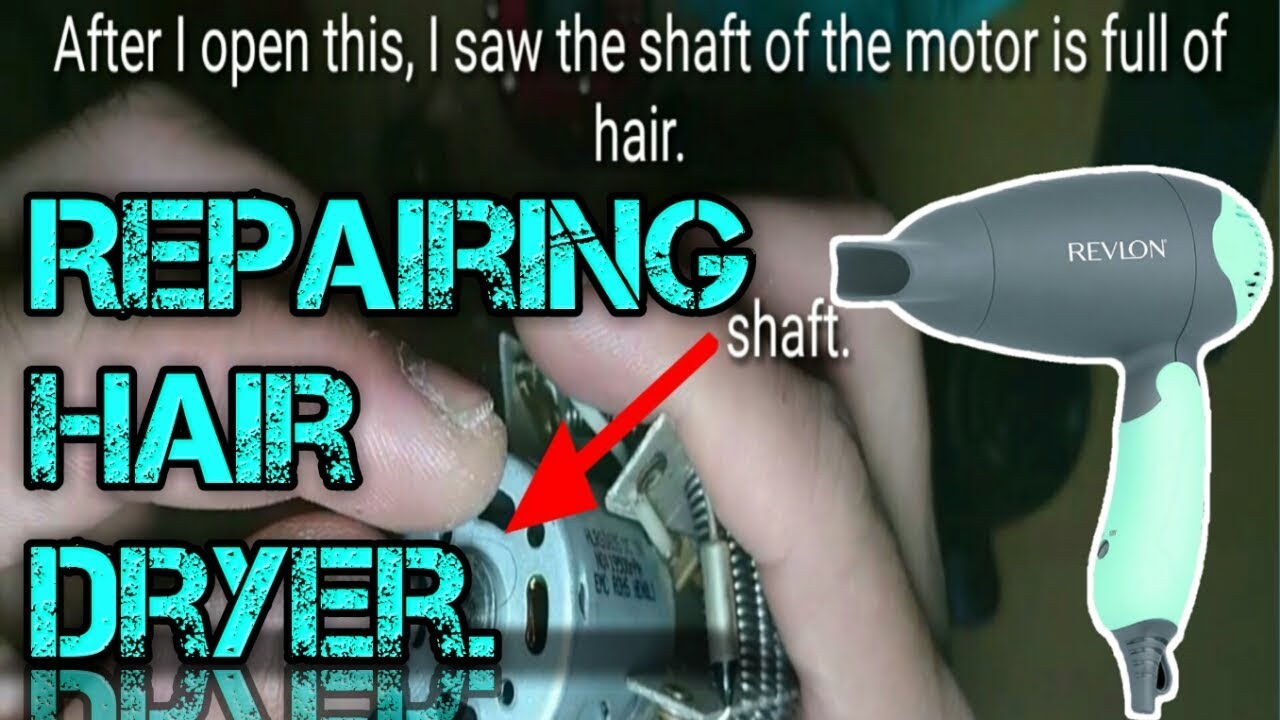 How to repair hair dryer. YouTube