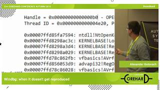 Windbg: когда у нас не воспроизводится. Александр Головач ➠  CoreHard Autumn 2019