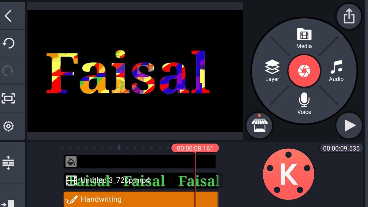 Kinemaster Text Editing Color Effects | Text Color Changing Animation