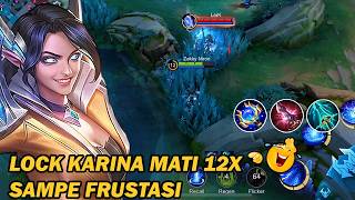 EUDORA MODE SEMAK‼️LOCK KARINA🤣SI PALING JAGO SAMPE KESAL‼️- MLBB