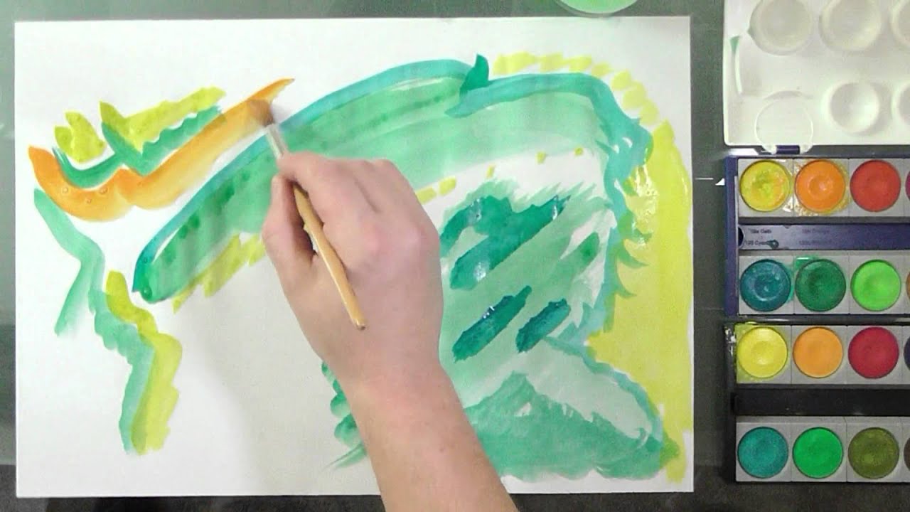 ASMR - Malen mit Wasserfarbe - YouTube