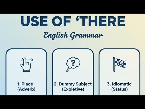 Use of there..there ka prayog english grammar easy trick exercise - YouTube