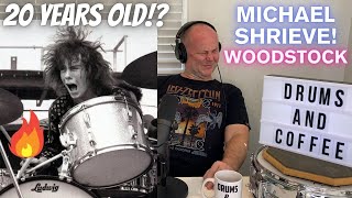 Drum Teacher Reacts: Michael Shrieve! | Santana - 'Soul Sacrifice' | WOODSTOCK 1969