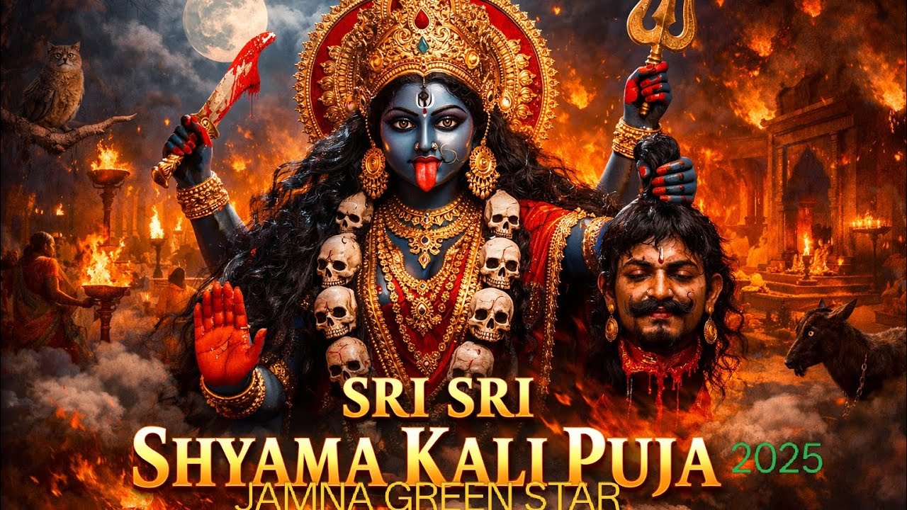 Sri Sri Shyama Kali Puja 2025 | Midnight Aarti & Fireworks | Kali Puja Vlog