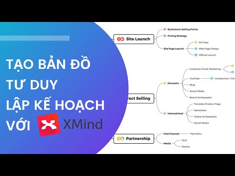 Video Tạo bản đồ tư duy lập kế hoạch với Xmind - Phúc Hoàng... - YouTube