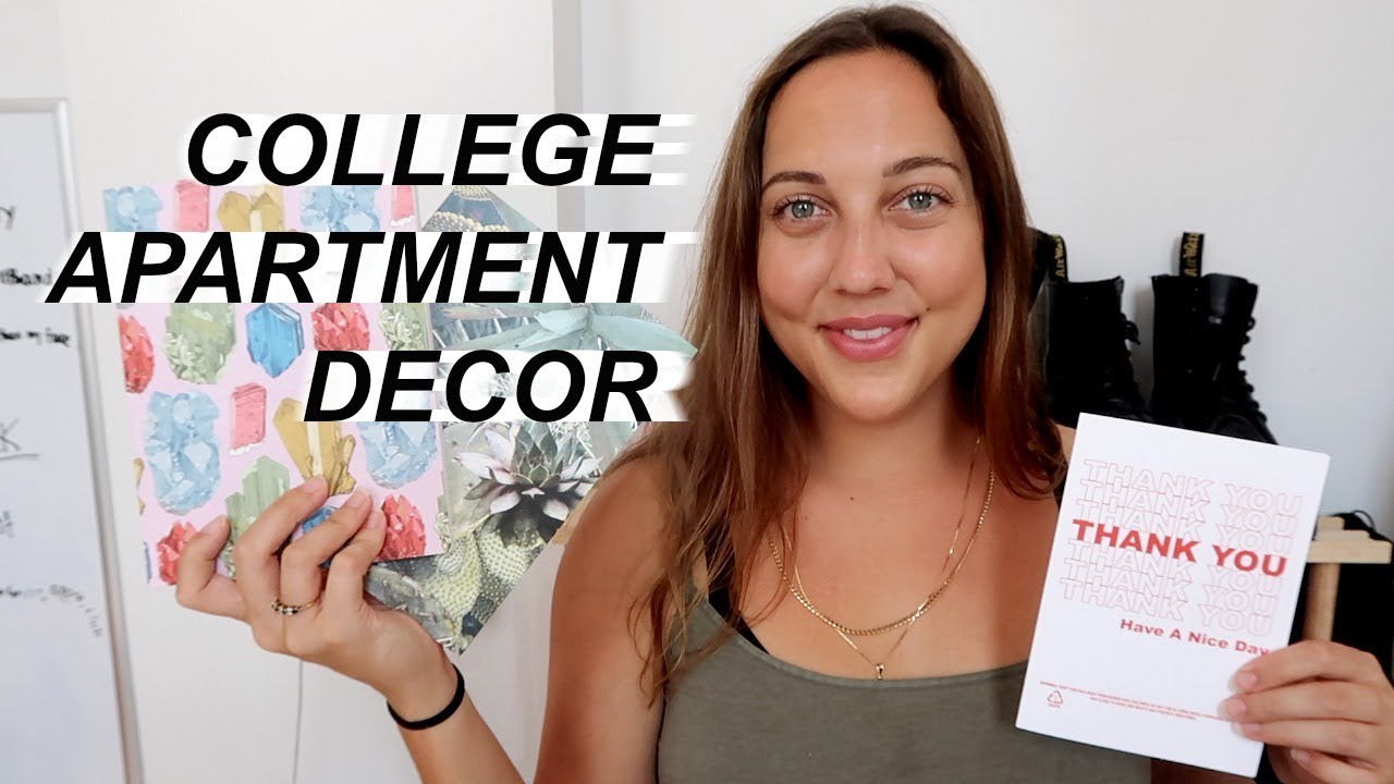 COLLEGE APARTMENT HAUL feat. Society6 scholarship meaning