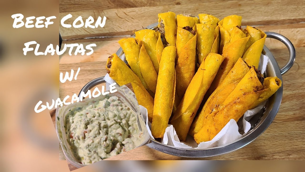 Beef Corn Flautas easy recipe YouTube