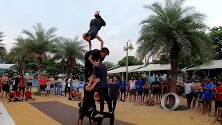 Acrobats Performance At Wow Water Park Noida