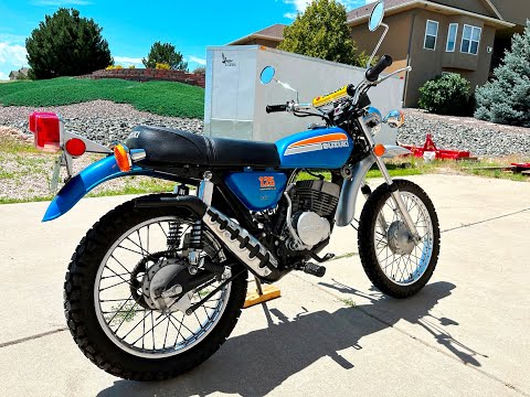 Riding Suzuki's TS 125 Duster - YouTube
