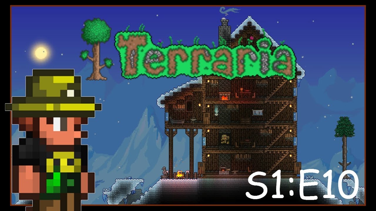 Terraria GGamers Build World Snow Biome House YouTube