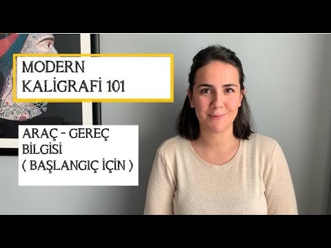 Modern Kaligrafi 101.  Araç ve Gereçler ( Yeni Başlayacaklar için )