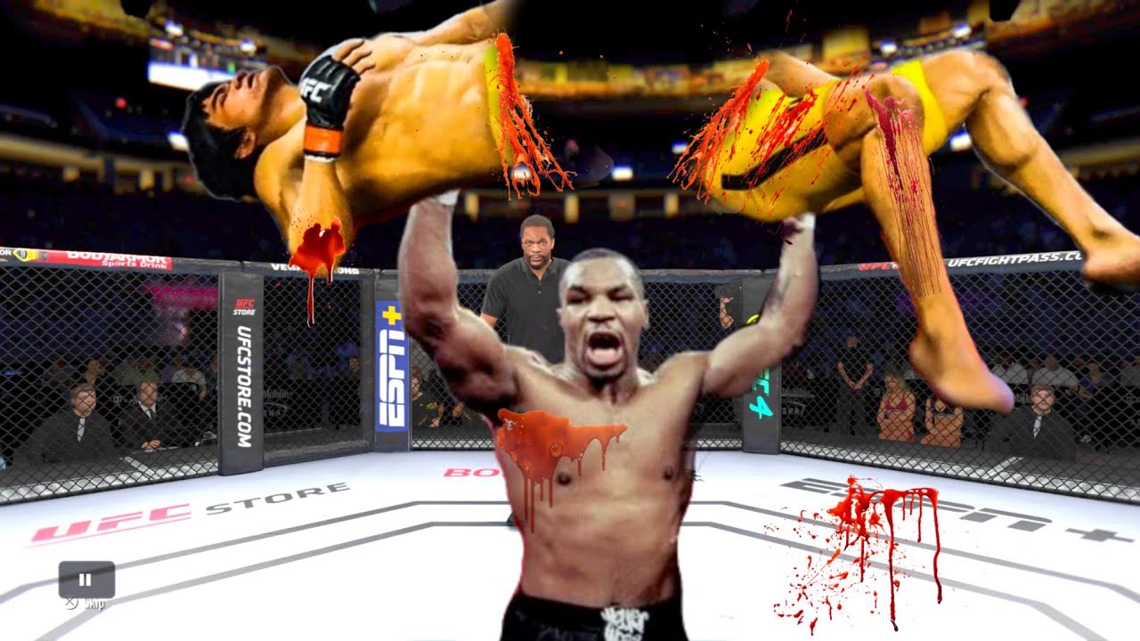 UFC4 Bruce Lee vs. New Mike Tyson EA Sports UFC 4