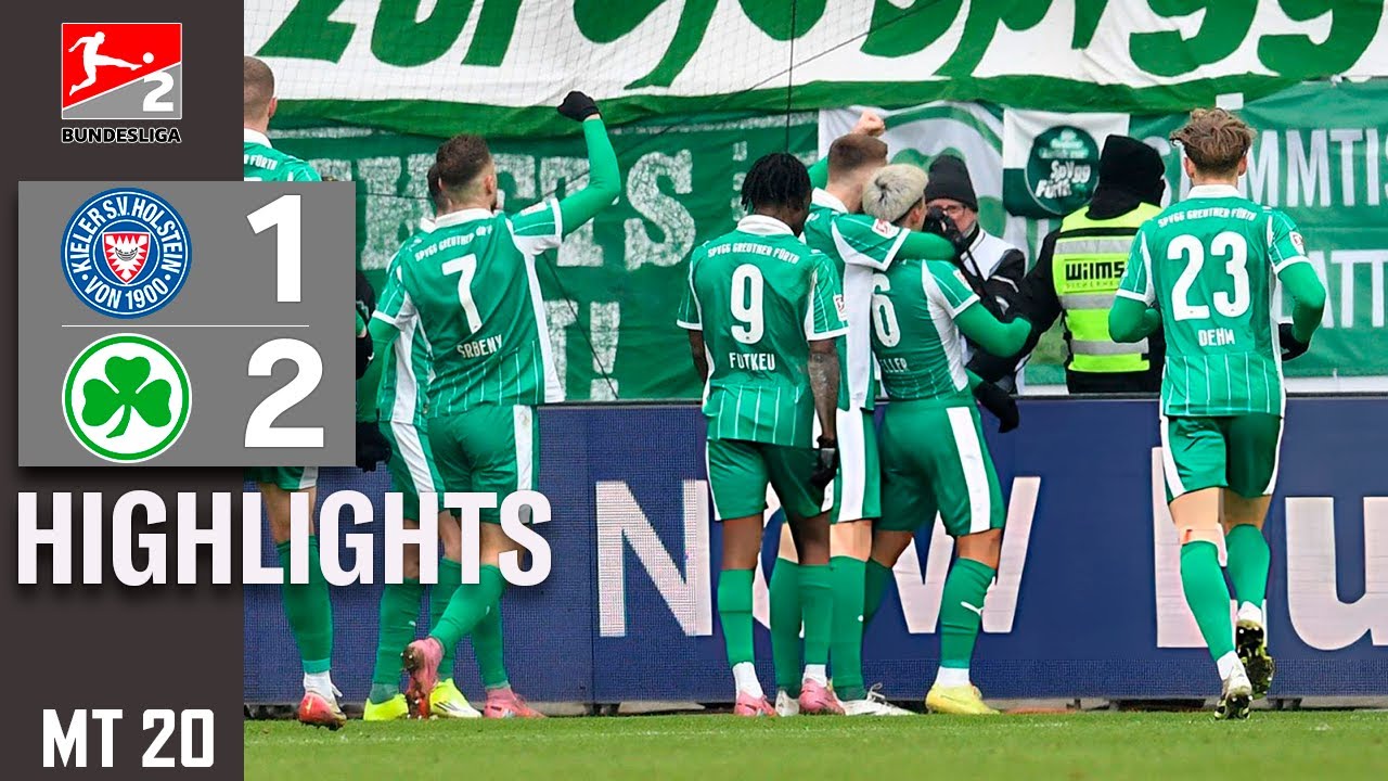 Holstein Kiel - Greuther Fürth | 1:2 | Zusammenfassung | 2. Bundesliga 2025-26 | greuther fürth kiel