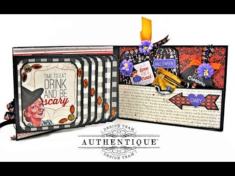 Authentique Papers Bewitched Halloween-Karte Folio Tutorial