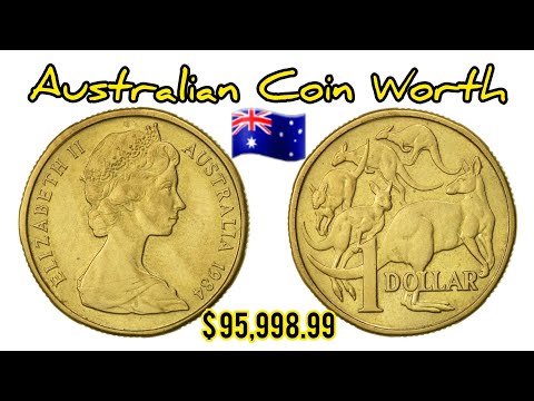 Australia One Dollar Coin Of Queen Elizabeth II 1984 - Know The Worth U0026 Value Of Australian Coin