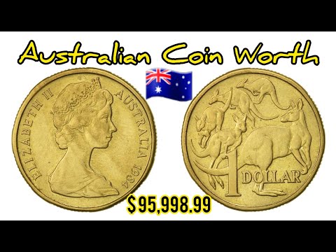 Australia One Dollar Coin Of Queen Elizabeth II 1984 - Know The Worth u0026 Value Of Australian Coin