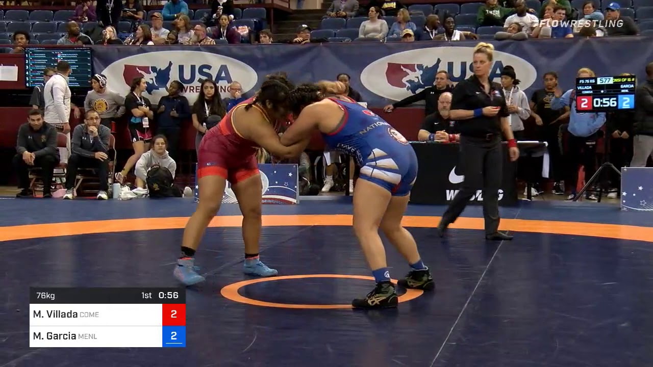 76 Kg Consolation Mayte Villada Colorado Mesa Wrestling Club Vs Marilyn Garcia Menlo Wrestling Clu