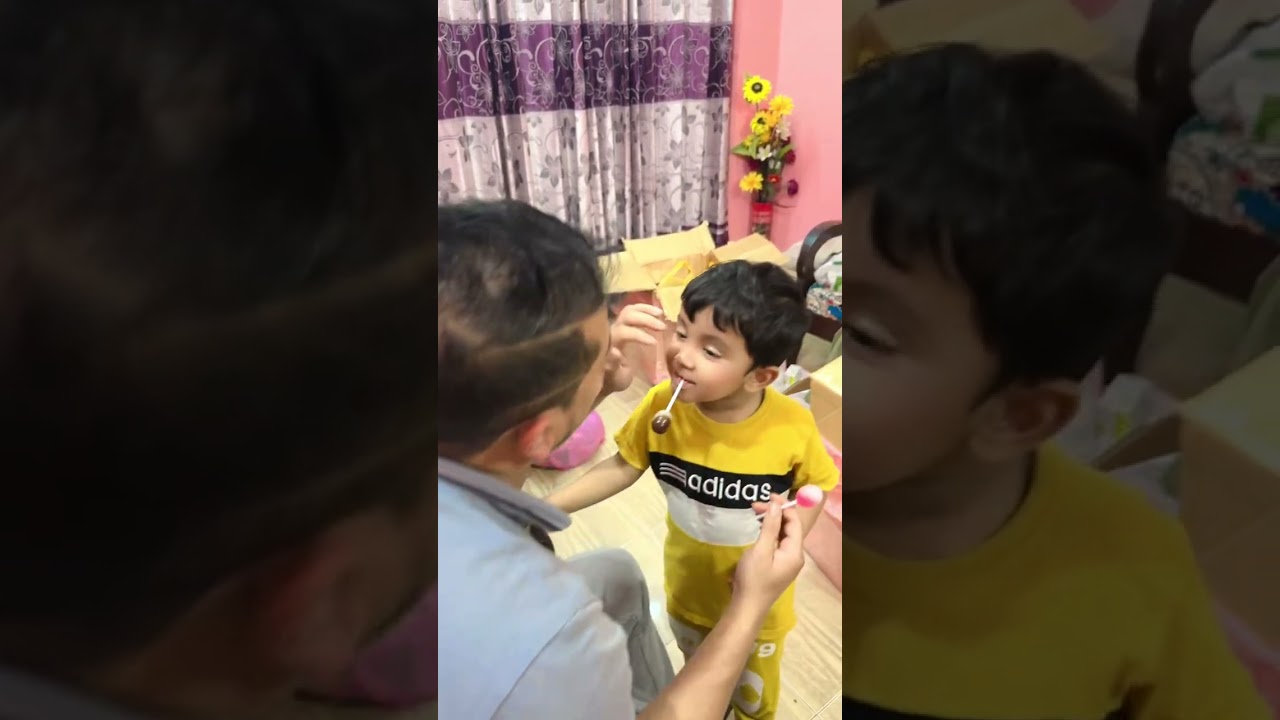 শশুর বস্তা ভরে চকলেট নিয়ে আসছে ❤️