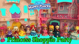 Princess Shoppie Party at Cinderella's Castle With Full Set Of 6 Happy Places Lil' Shoppies Dolls