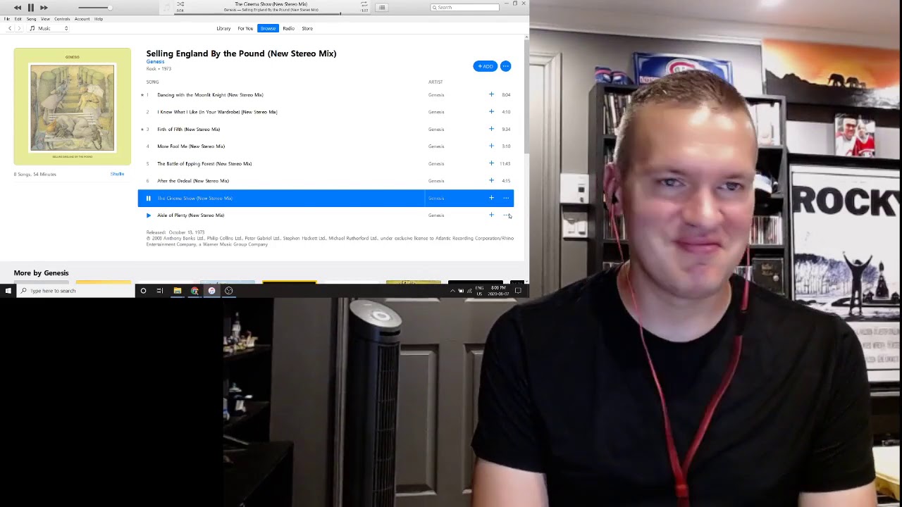 Genesis - The Cinema Show - First Time  Listen