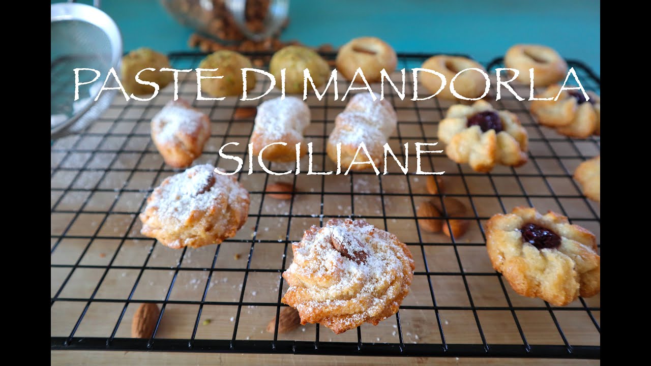 Paste di Mandorla Siciliane - Ricetta Vegana Senza Glutine e pochissimi ingredienti #pastedimandorla
