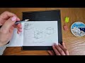Beginner Drawing Practice: Hollow Cubes (Relaxing, No Talking) 🤫🎨
