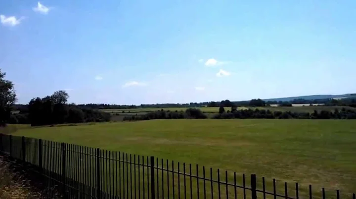 Uppark House, Hampshire, UK. Panoramic view over South Downs.