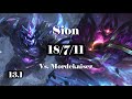 Sion vs mordekaiser top  18711  131  buldge breaker