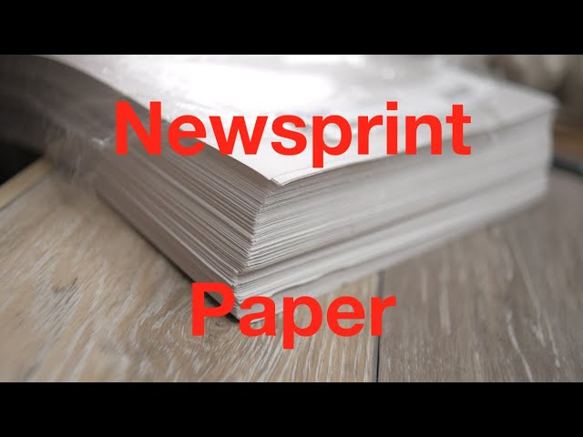 Newsprint Paper • Art Supply Guide