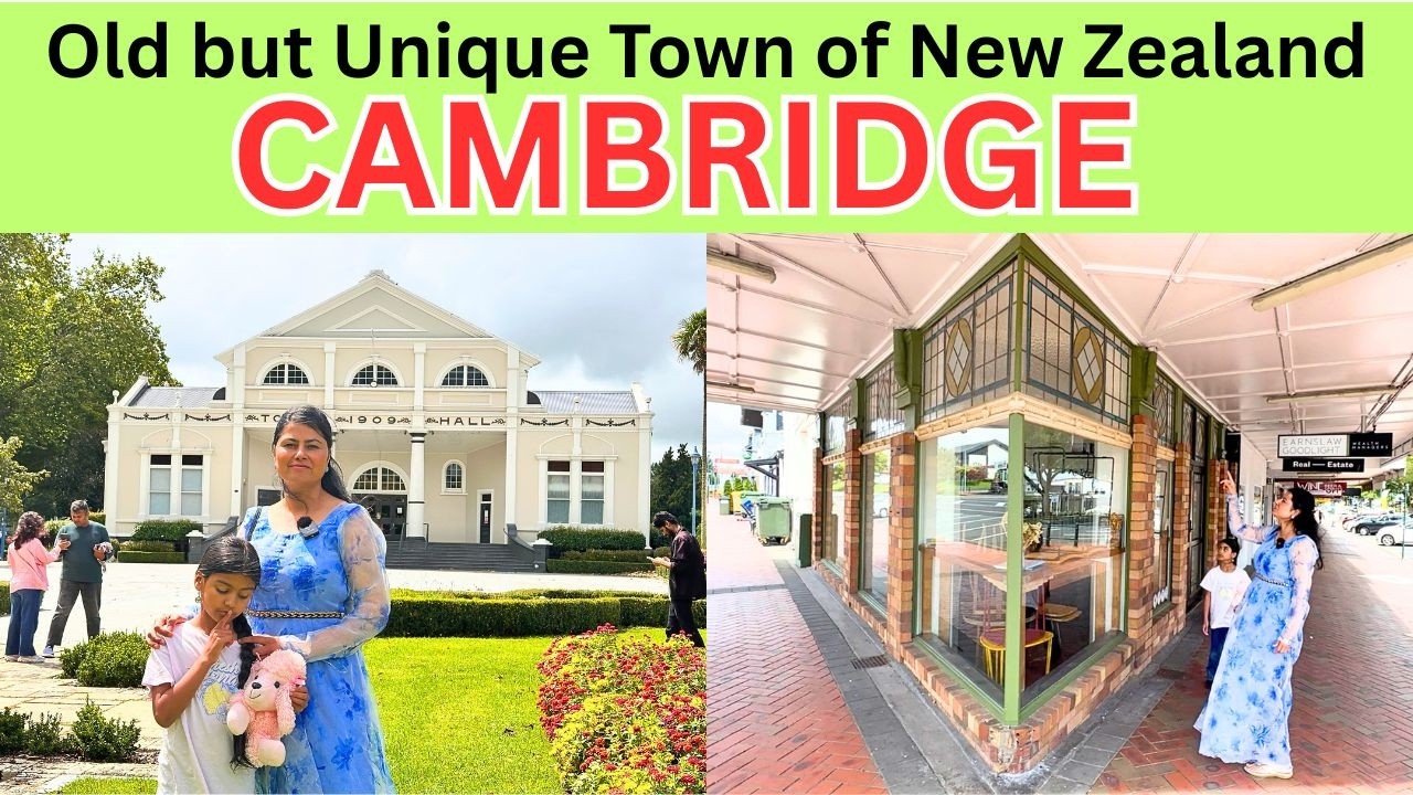 Cambridge Old but Beautiful Town of New Zealand || Delicious Food || Nature