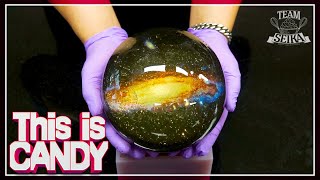 [ASMR] How to make Giant Galaxy Candy DIY / 초대형 우주캔디 만들기!!