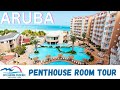 DIVI ARUBA PHOENIX BEACH RESORT (2024) Penthouse Suite Vacation Room Tour and Managers Party