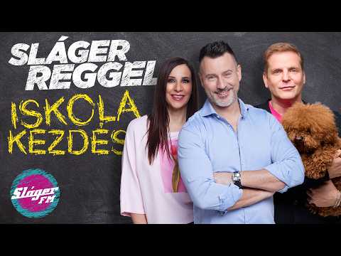 Becsengettek! Iskola kezdés a Sláger Reggellel I Cylával, Petrával és Zolival