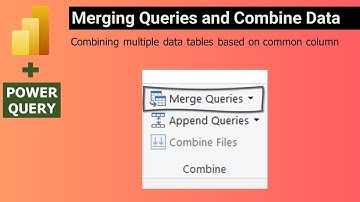 How to Merge queries in Power Query | #powerquery  #powerbi