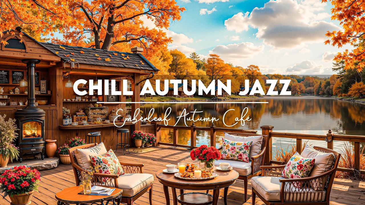 Autumn Café Morning ☕ Gentle Jazz Piano & Cozy Ambience for Study and Work