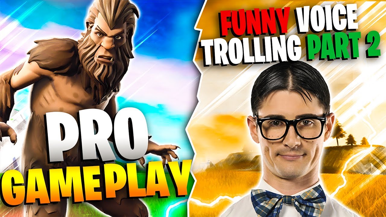 FORTNITE FUNNY VOICE TROLLING PART 2!!!🤣 - YouTube