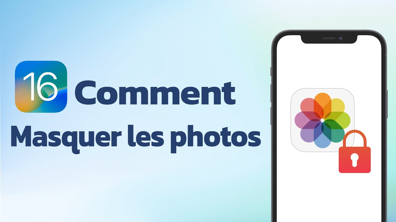 iOS 16 : Comment masquer les photos sur iPhone ? 🔒 - YouTube
