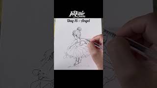INKTOBER 2023 { ANGEL } - DAY 16 #inktober #inksketch #inkdrawing #doodling #inkart  #doodleart