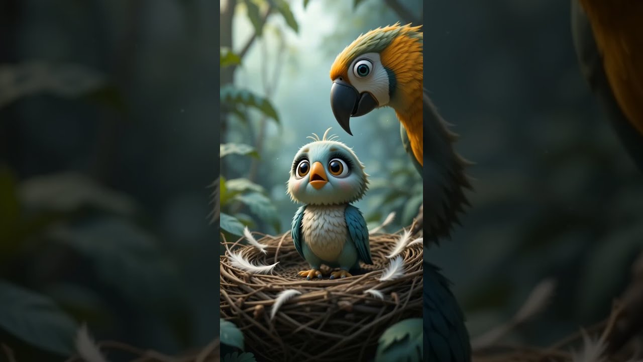 Giant Hen Lays A Huge Egg But Still Cries Funny Cartoon Story Fairytalesstory Cute