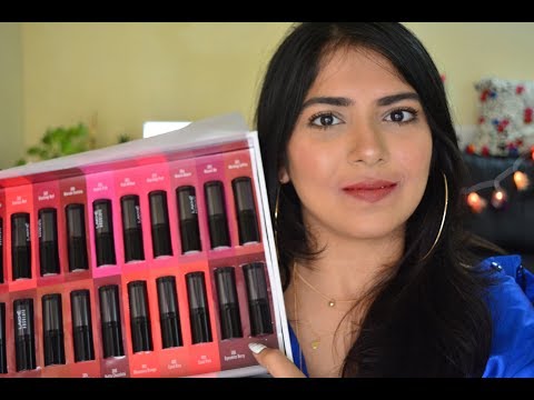 Video: Lakme Absolute Burgundy Beam Lysende Lip Shimmer Review