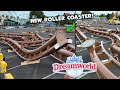 New  dreamworlds new roller coaster is here jungle rush track  more 