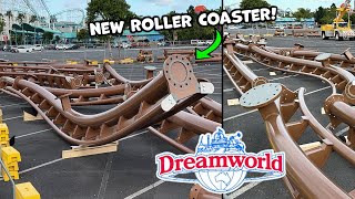 Track for Dreamworld's NEW Roller Coaster Ride is here! Jungle Rush Update & More 🎢