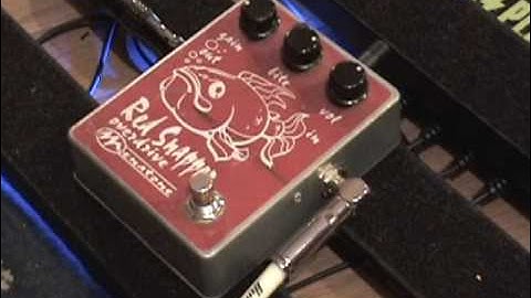Menatone Red Snapper Overdrive handwired version guitar effects pedal demo