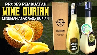 How to make fermented durian fruit drink that is safe to consume
