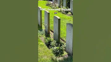 World War 2 Graveyard Holland #ww2 #war #holland #europe #nederlands #ww2history  #cemetery #world