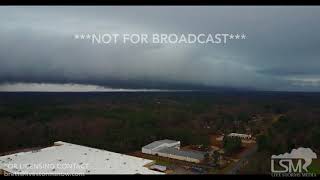 2-27-2018 Haughton, La Shelf cloud time lapse from drone 2