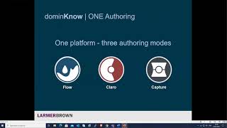 Create eLearning Content Fast with dominKnow ONE Webinar Demo Wealth